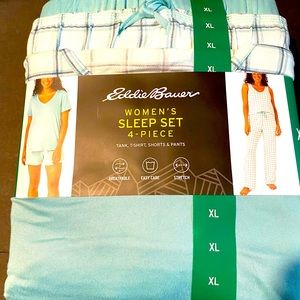 Brand New Eddie Bauer 4pc Pajama Set XL